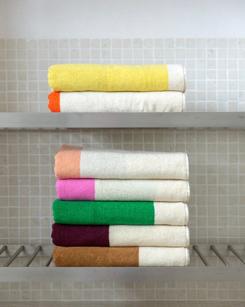 Handdoek Orange - Green 50x100 cm - Afbeelding 5