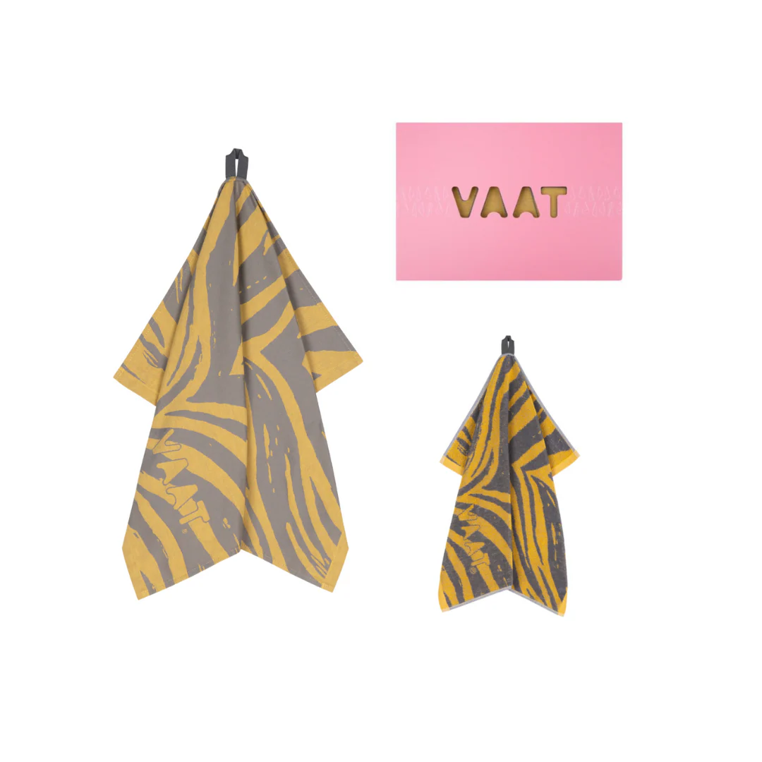 Gift Set Zebra - Yellow/Light Grey - Afbeelding 2