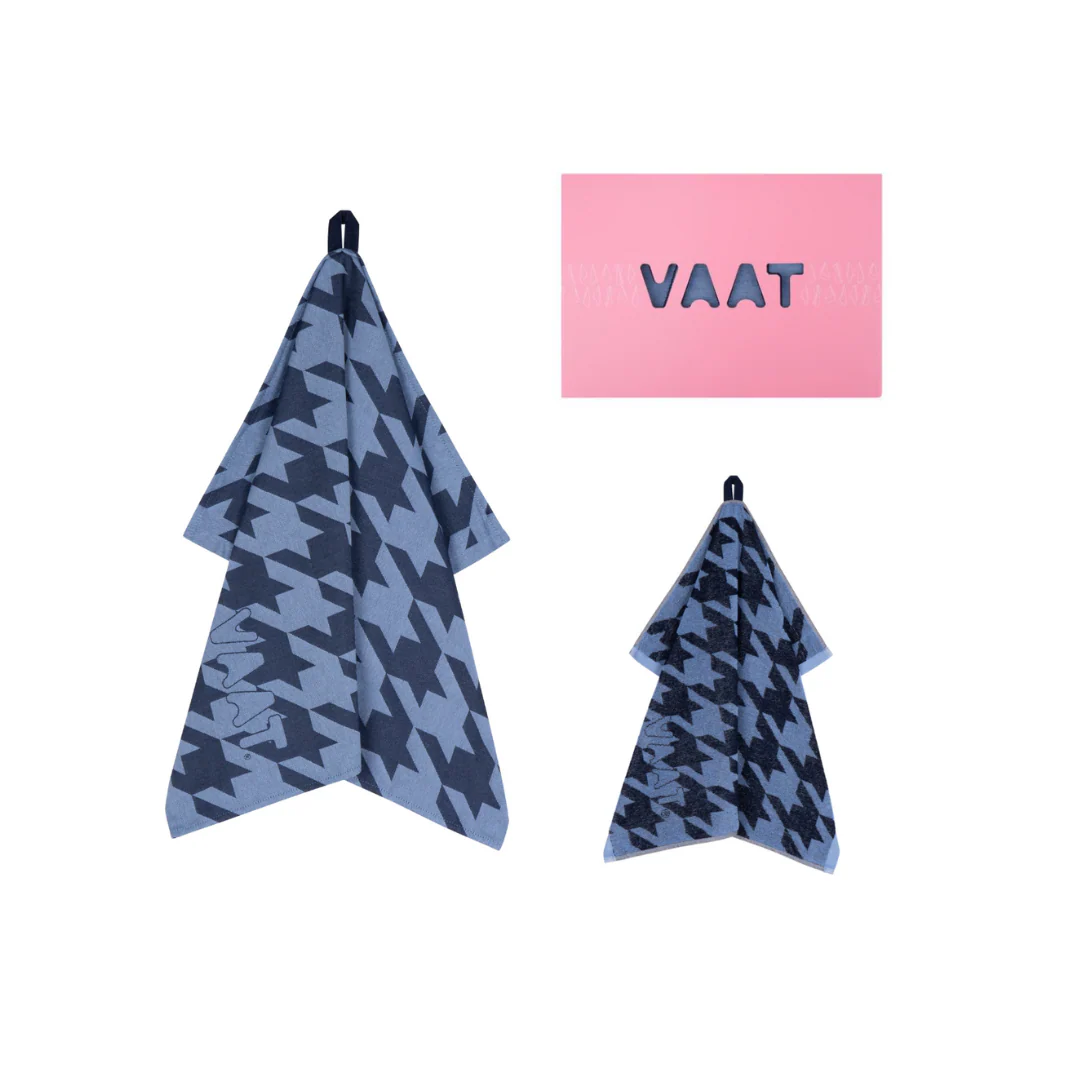 Gift Set Pied de Poule - Denim/Baby Blue