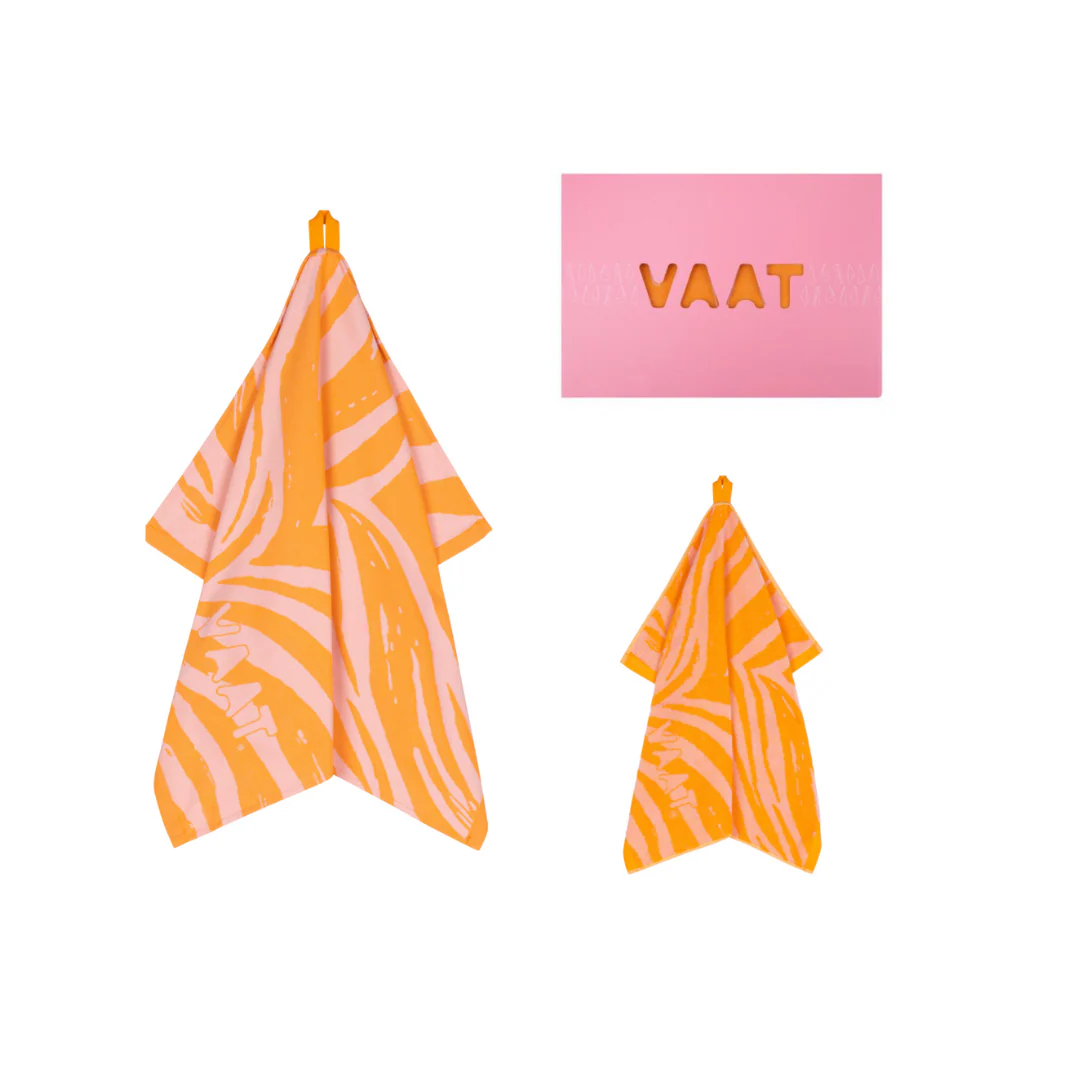 Gift Set Zebra - Orange/Pink - Afbeelding 2