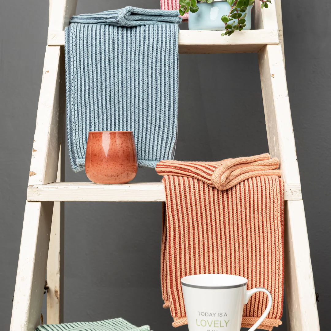 Vaatdoek RibRib Rustic Blue Shades - Afbeelding 5