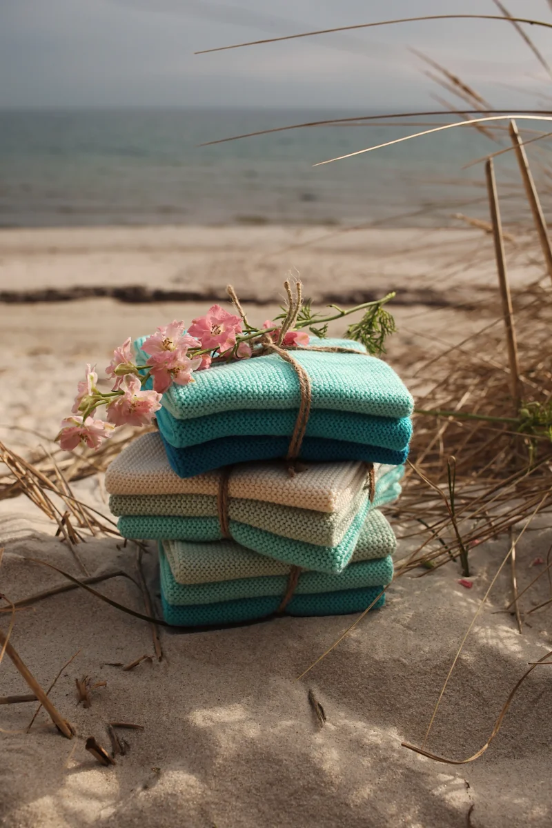 Vaatdoek 3-pack Sea Green - Afbeelding 3