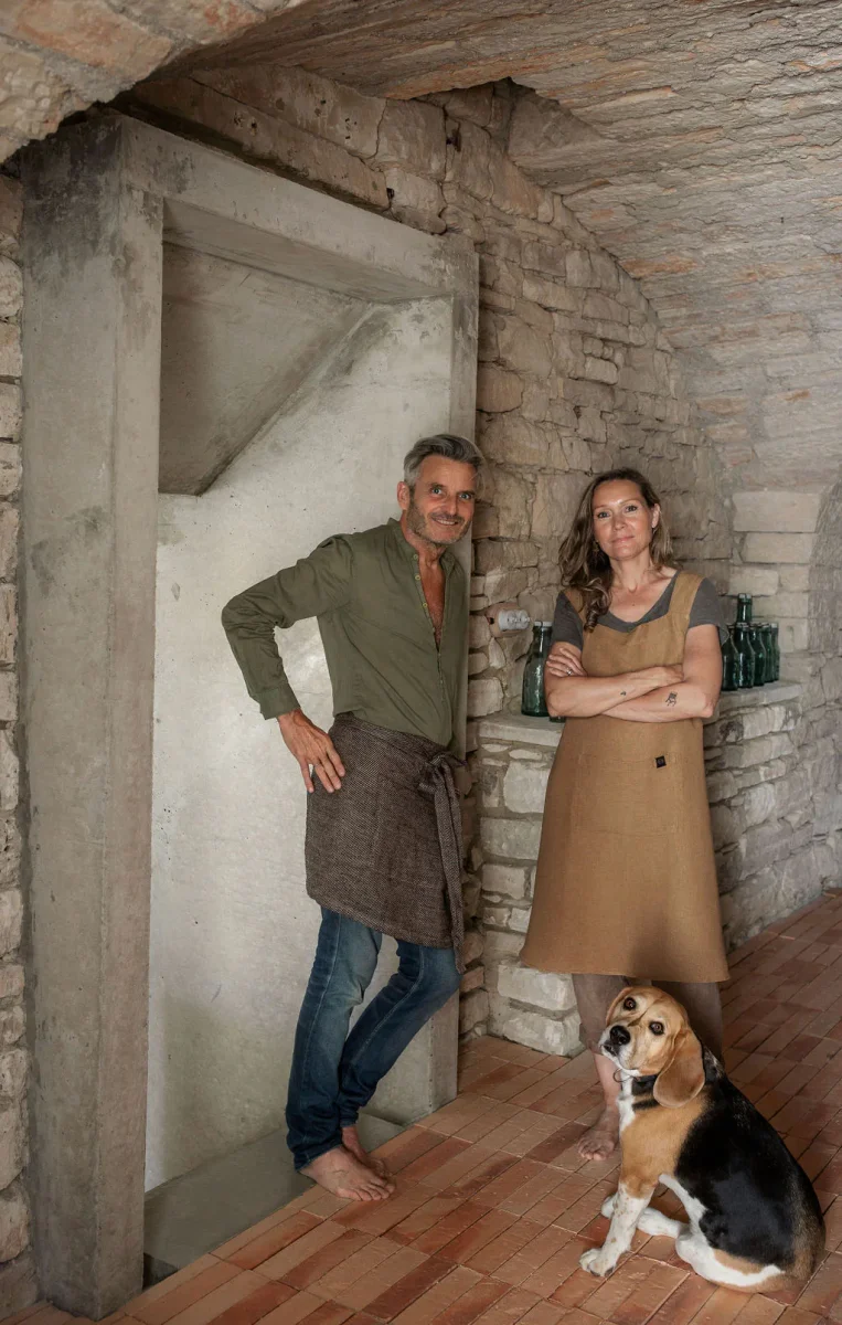 Keukenschort Kyoto Noir - Afbeelding 3