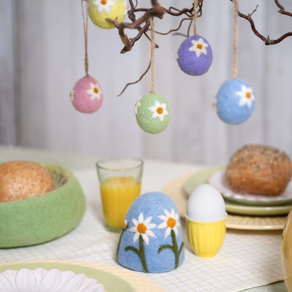 Vilten eiwarmer Margrietje - Afbeelding 6