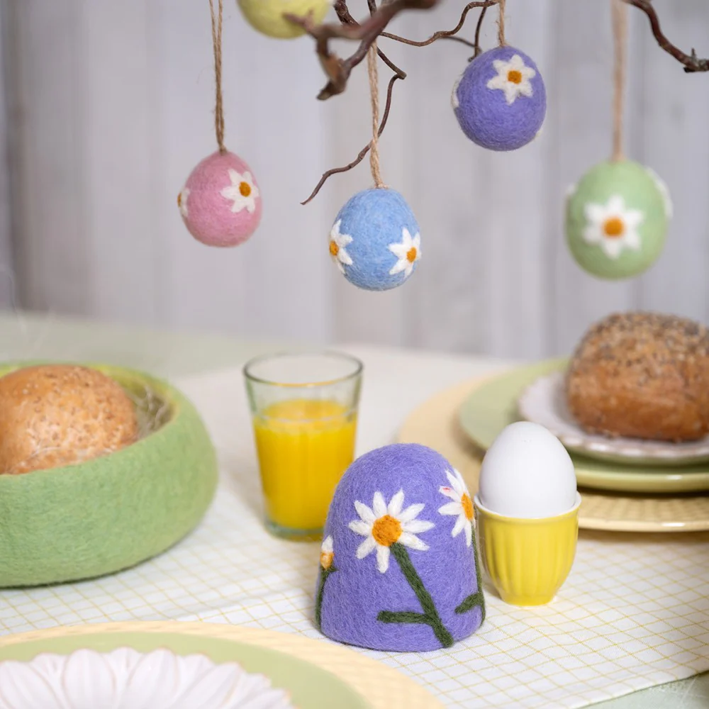 Vilten eiwarmer Margrietje - Afbeelding 9