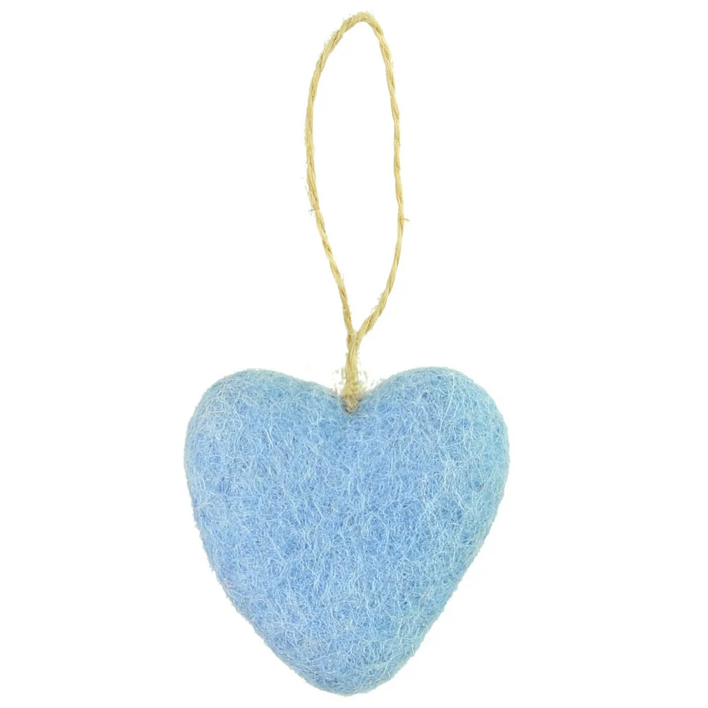 Vilten hanger hart pastel - Afbeelding 4