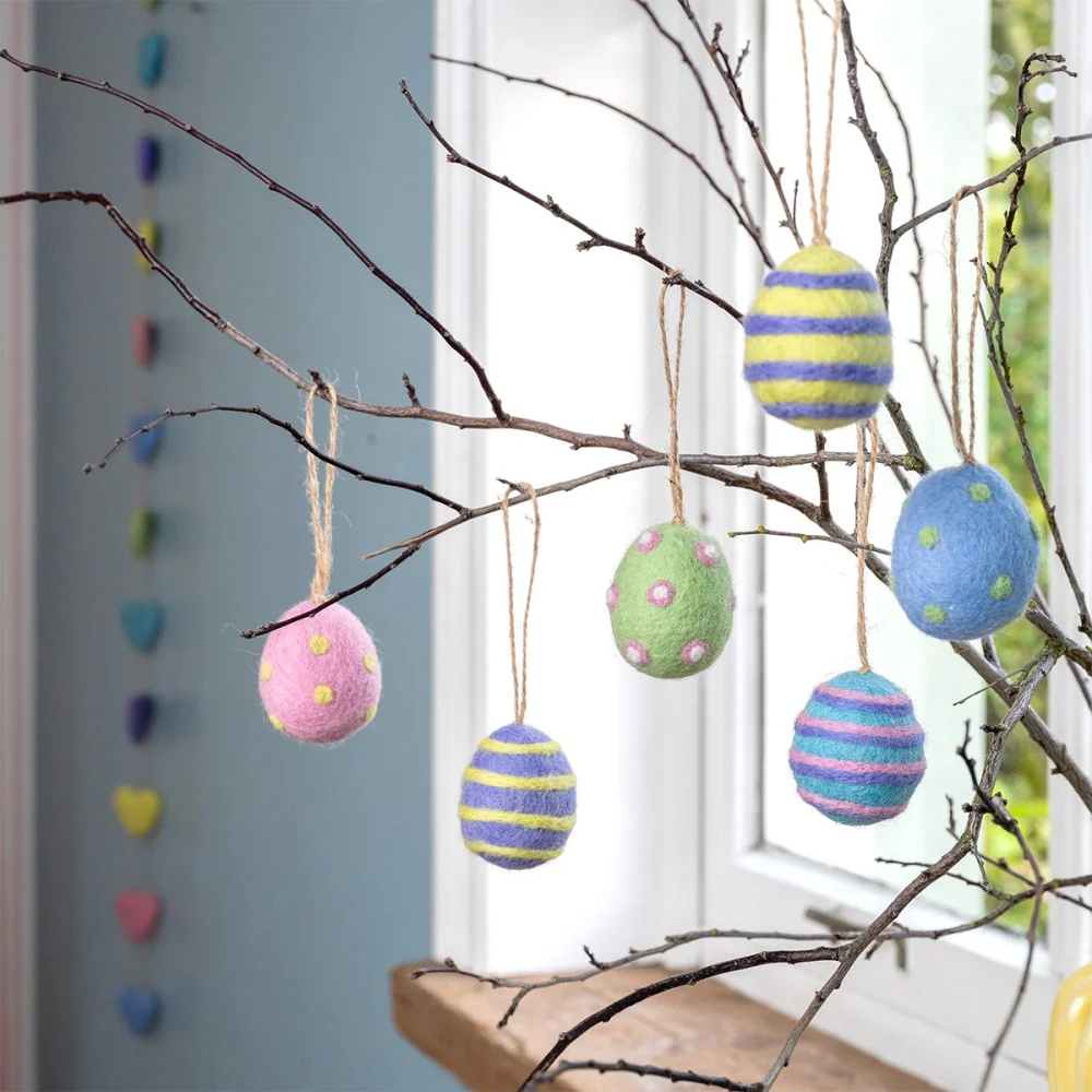 Vilten hanger Paasei dessin - Afbeelding 2