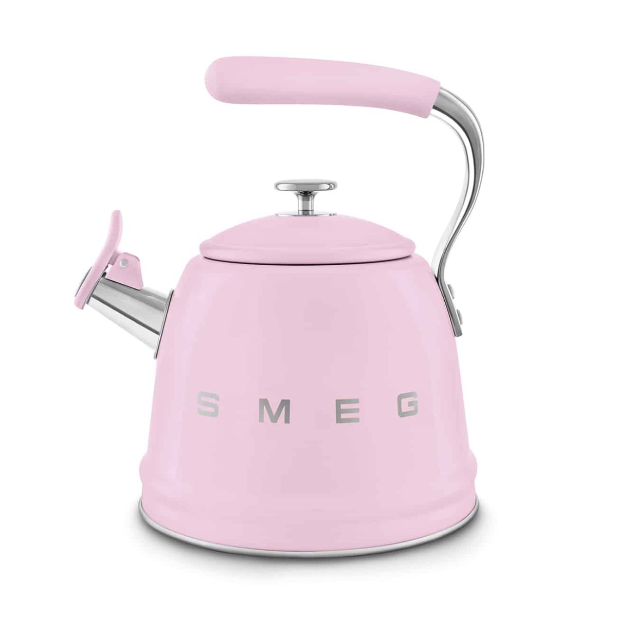 Smeg fluitketel roze