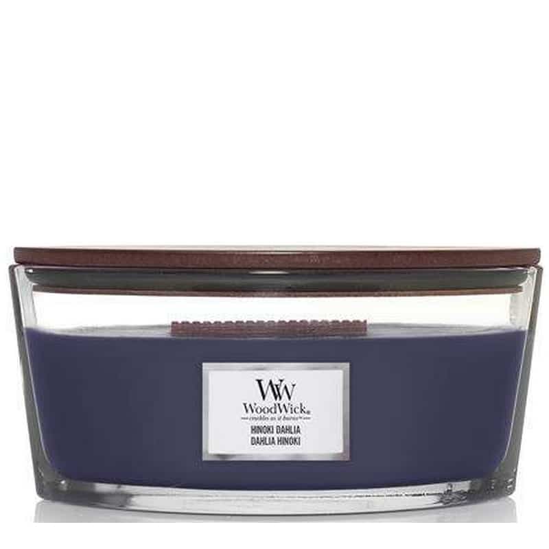 Woodwick ellips Hinoki Dahlia - Afbeelding 2