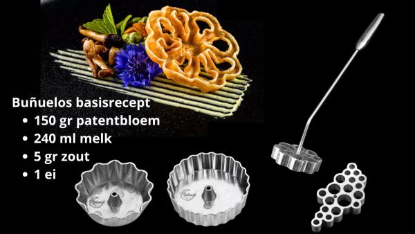 Plate-it bunuelos rosettes flowers 2 dlg set - Afbeelding 5