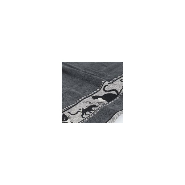 Handdoek Cats Anthracite Bunzlau Castle - Afbeelding 3