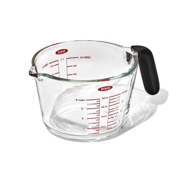 Maatbeker glas 1 liter OXO - Afbeelding 2