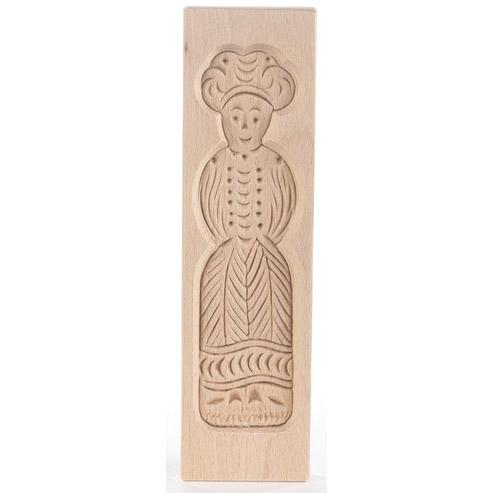 Speculaasplank pop vrouw 25x7cm - Afbeelding 2