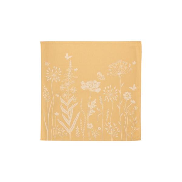 Theedoek Wild Flowers Yellow Bunzlau Castle