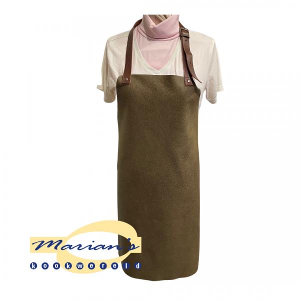 Schort leer Olive Buffel - Afbeelding 3