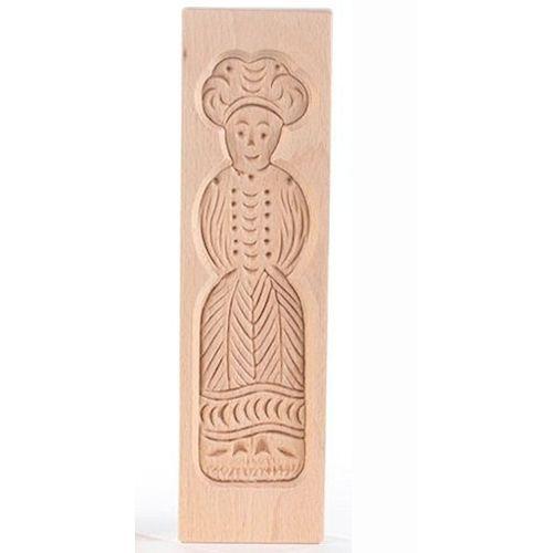 Speculaasplank pop vrouw 33x11cm - Afbeelding 2