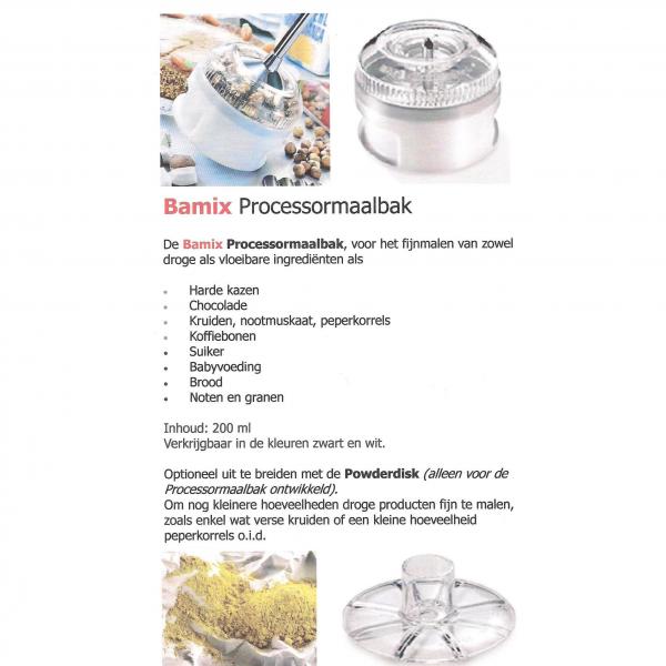 Processormaalbak zwart Bamix - Afbeelding 4