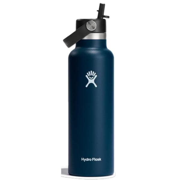 Drinkfles Standard Mouth met rietje 621ml Indigo Hydro Flask - Afbeelding 2