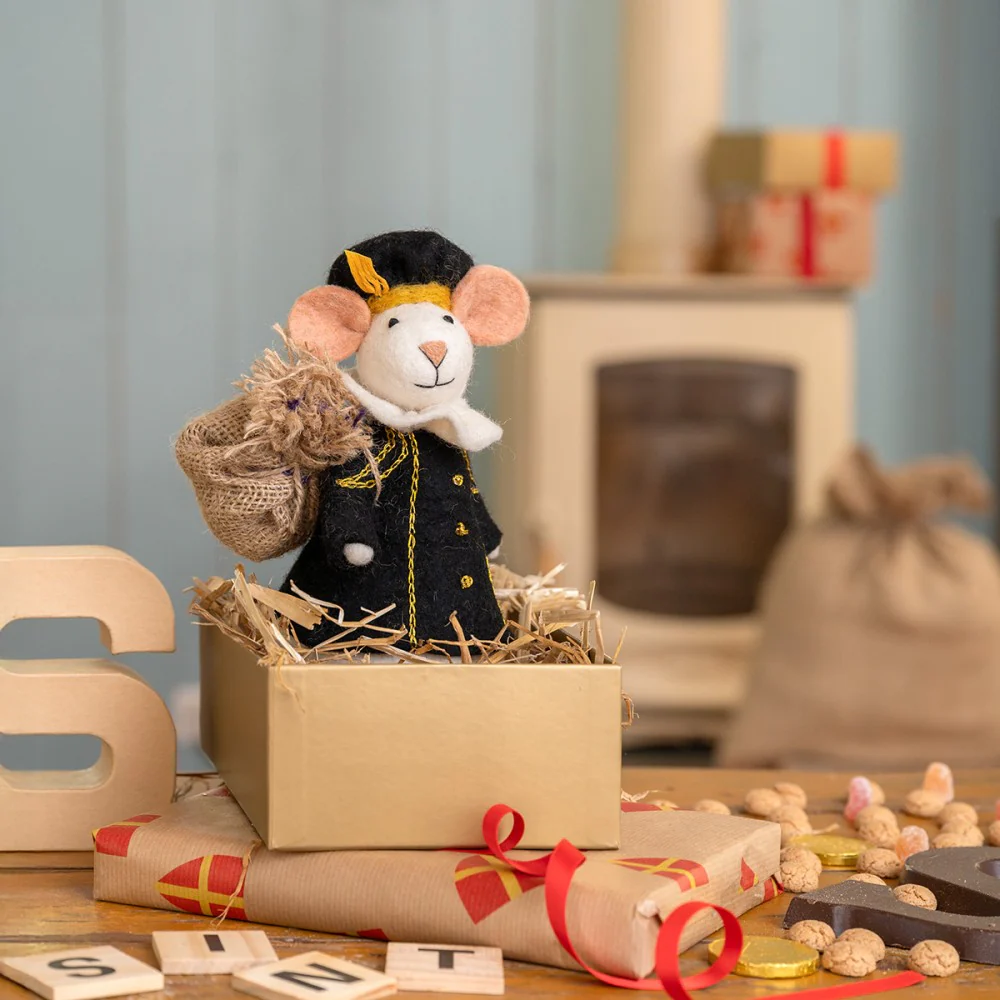 Decoratie Muis Hoofdpiet - Afbeelding 3