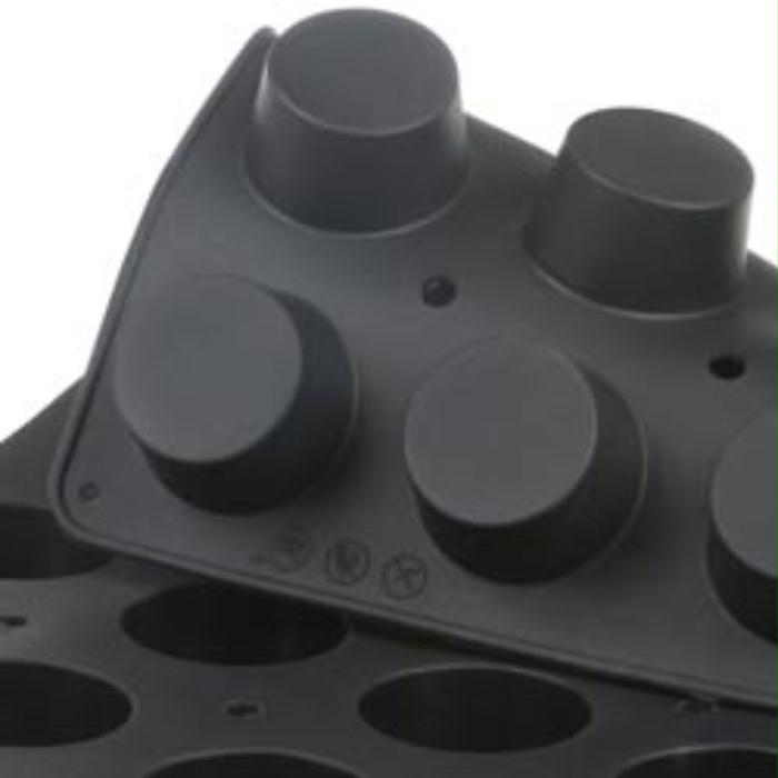 Muffinplaat mini zwart Lékué - Afbeelding 3