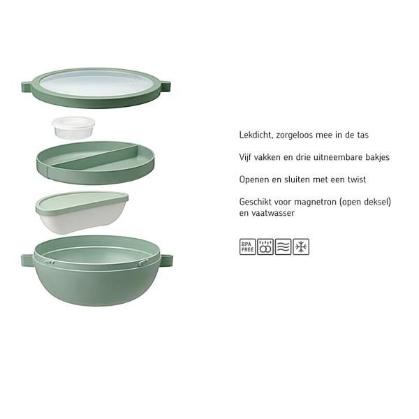 Lunchbowl Bento Vivid Mauve Mepal - Afbeelding 6