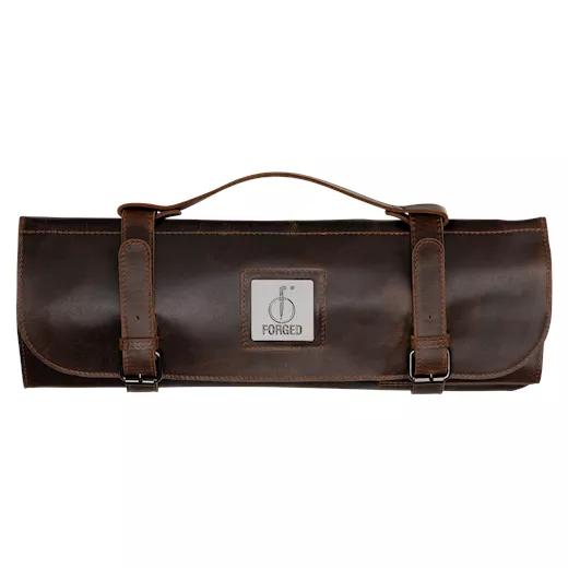 Forged messen foedraal bruin leer - Afbeelding 2