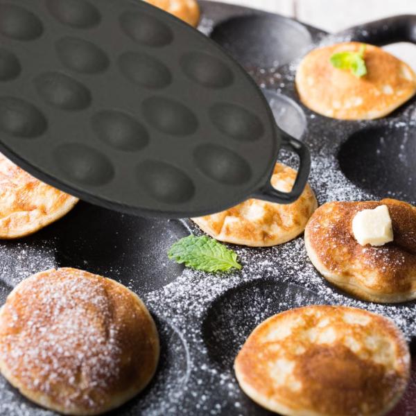 Poffertjesplaat gietijzer Inno Cuisinno - Afbeelding 3