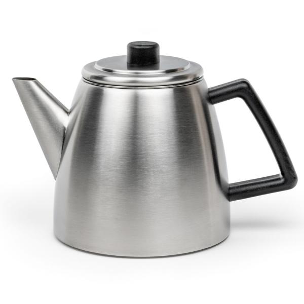 Theepot Duet Odense dubbelwandig 1,1 liter mat rvs Bredemeijer - Afbeelding 2