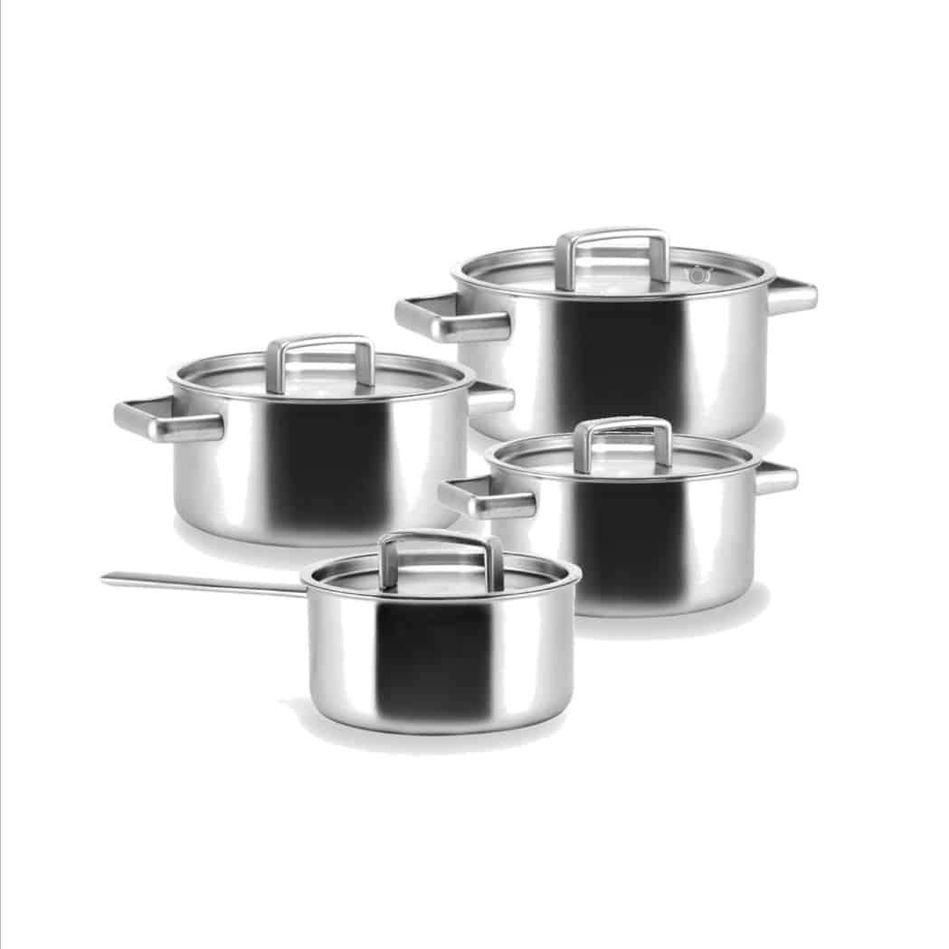 Habonne King pannenset 4 delig tri-ply - Afbeelding 2