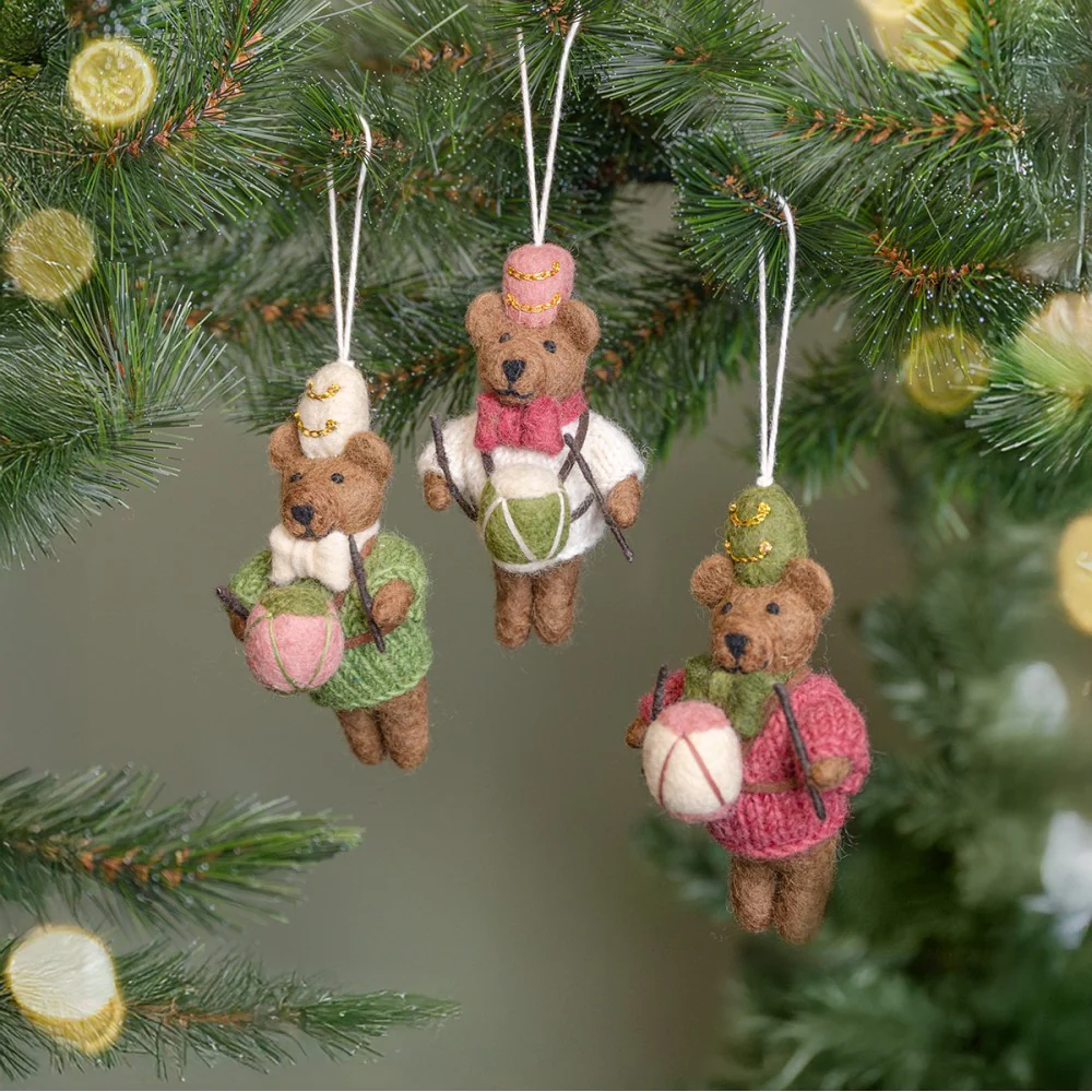 Hanger Beer met trommel Crème - Afbeelding 4