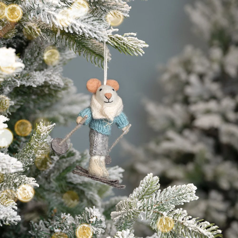 Hanger Muis Skiër - Afbeelding 4