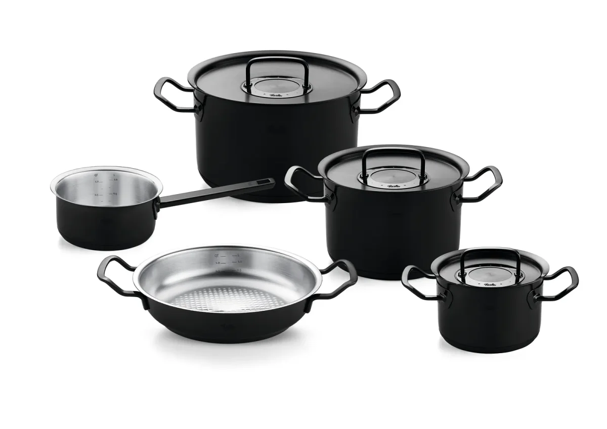 Fissler Profi shadow line 5 delige pannenset