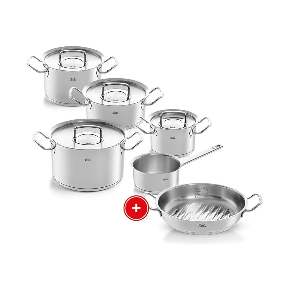 Fissler Profi 6 delige pannenset
