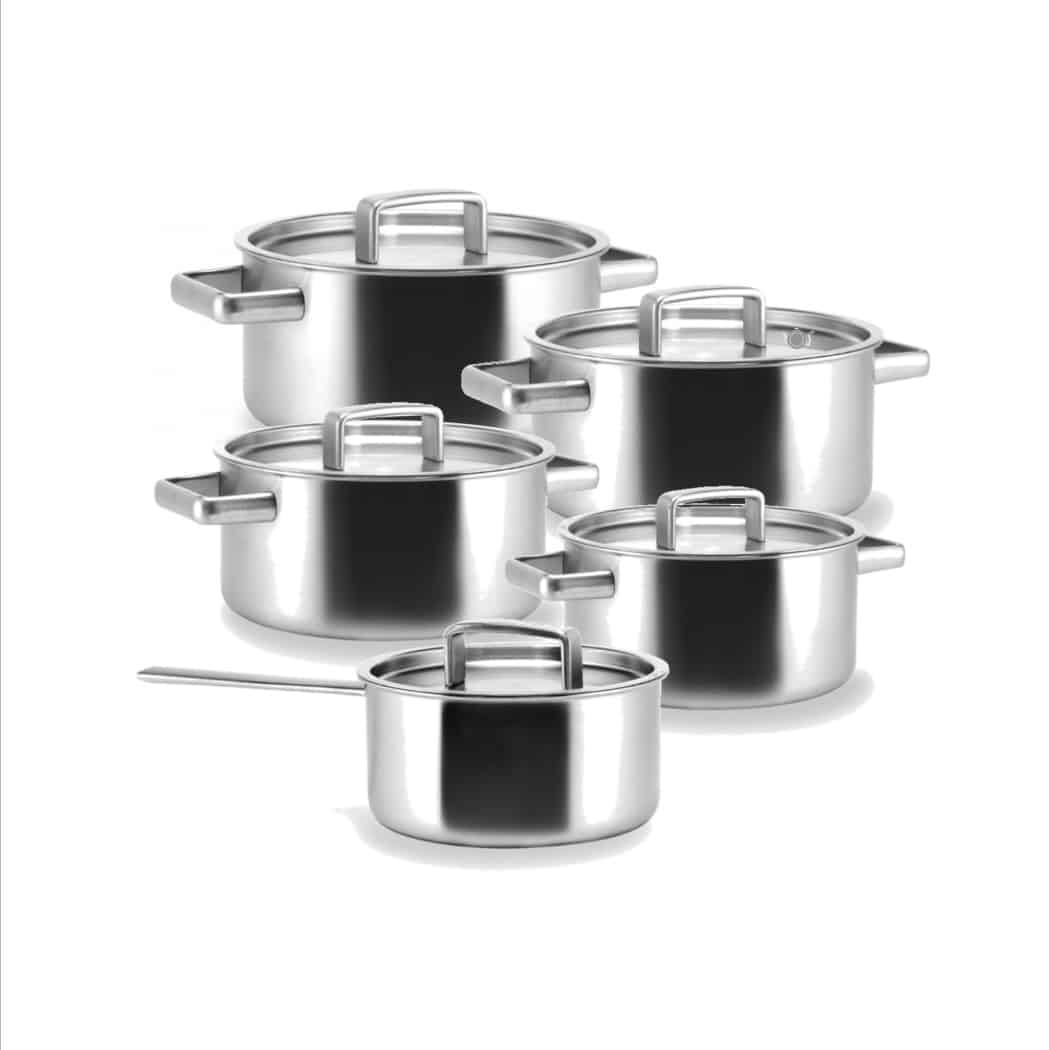 Habonne King 5 delige pannenset triply