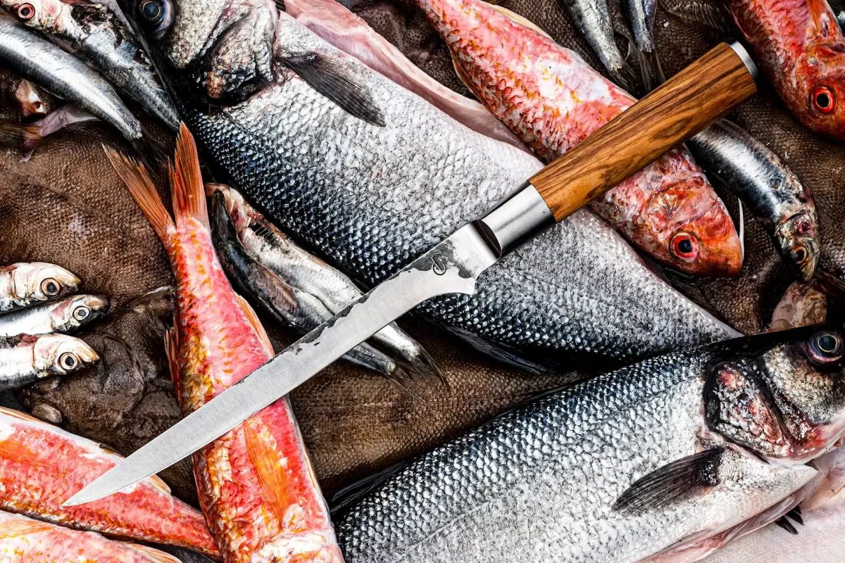 Olive Forged visfileermes - Afbeelding 5