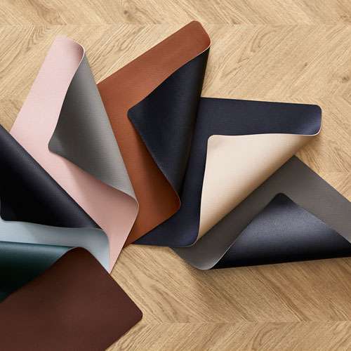 Bitz Placemat ( set van 4 ) reversible zwart/ lichtblauw - Afbeelding 3