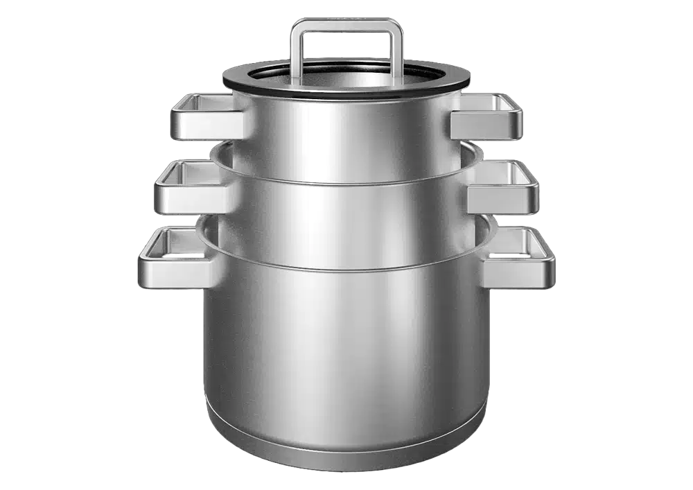 Koqi Polaris kookpan 18cm downdraft - Afbeelding 4