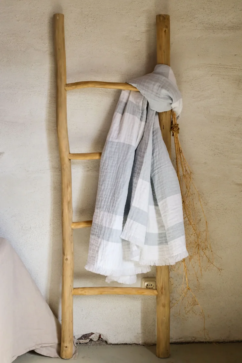 Plaid Portofino Blue-White - Afbeelding 2