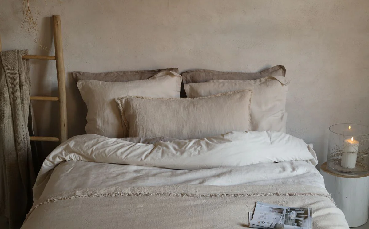 Dekbedovertrek Remy linnen Marble - Afbeelding 4