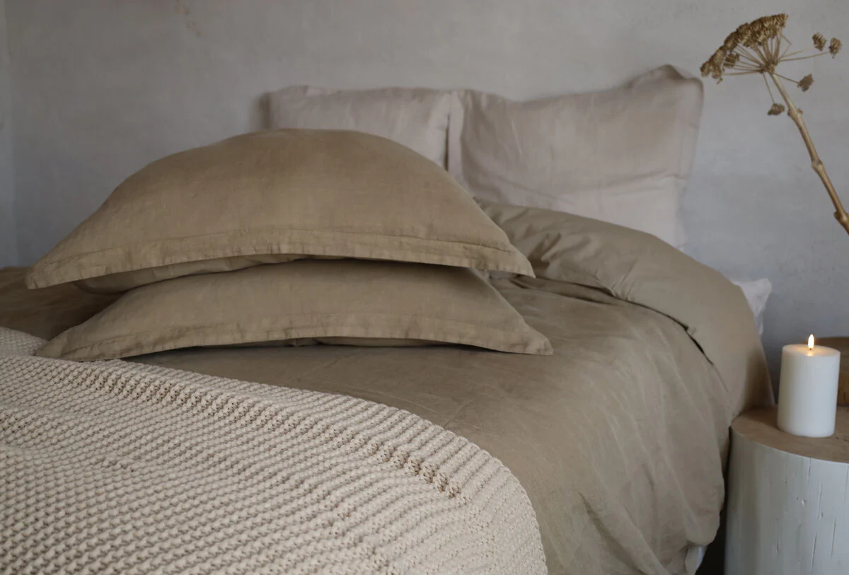 Dekbedovertrek Remy linnen Oak