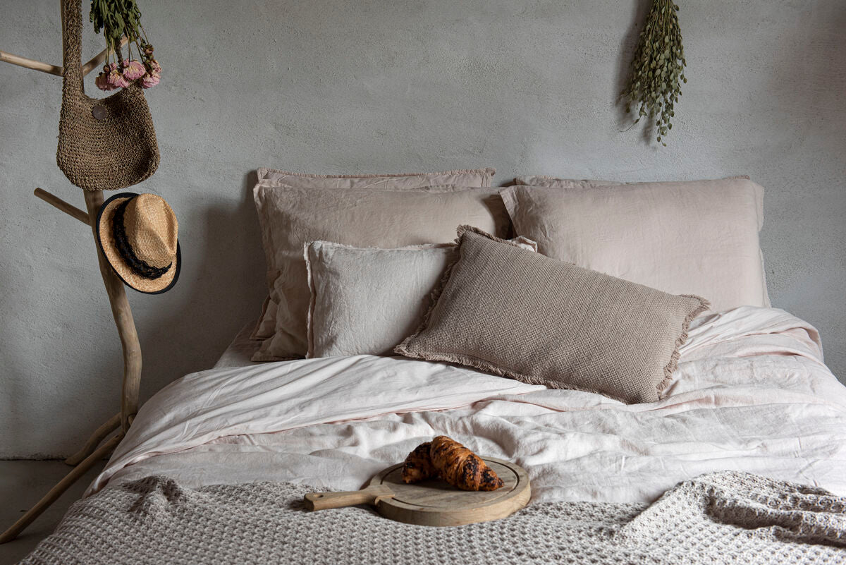 Dekbedovertrek Remy linnen Powder - Afbeelding 2