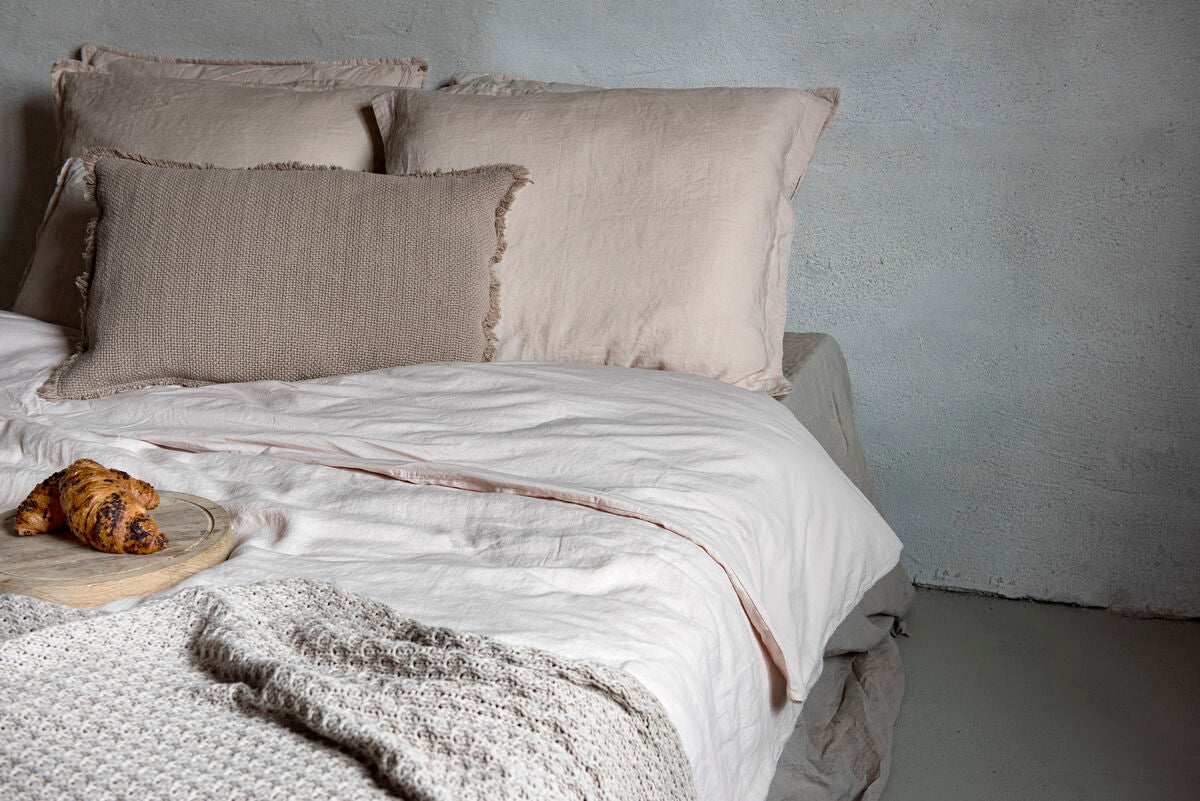 Dekbedovertrek Remy linnen Powder - Afbeelding 5