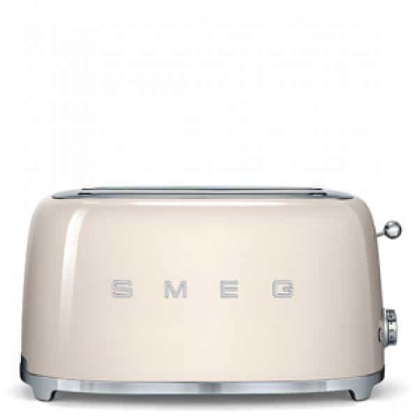 SMEG 50 style broodrooster 2×4 creme TSF02CREU