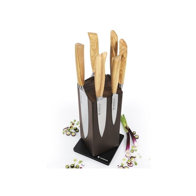 Zassenhaus Magnetisch Messenblok draaibaar Essenhout - Afbeelding 4