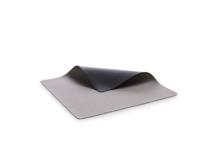 Bitz placemats ( set van 4 ) reversible zwart/grijs